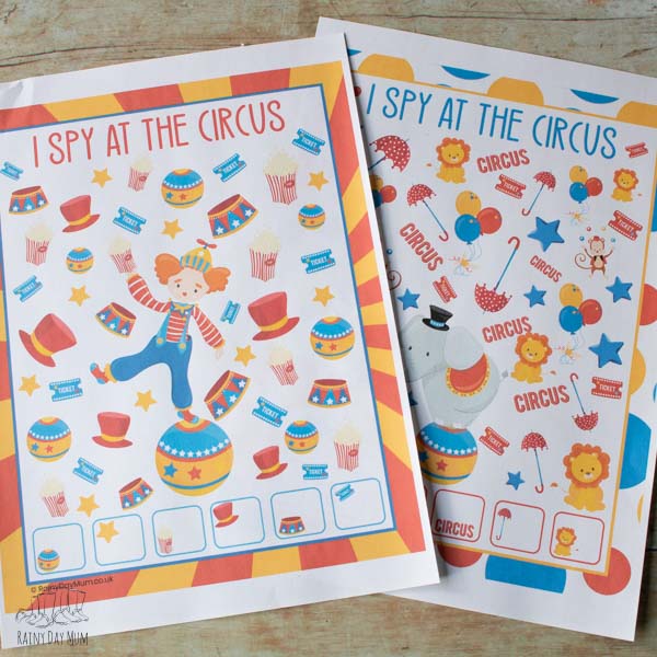 i spy at the circus counting game for toddlers and preschoolers