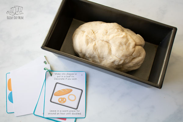 recipe booklet to download and print for older kids to use to bake their own easy bread