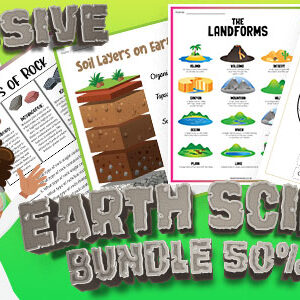 Exclusive Earth Science Printable Bundle Preview