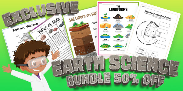 Exclusive Earth Science Printable Bundle Preview