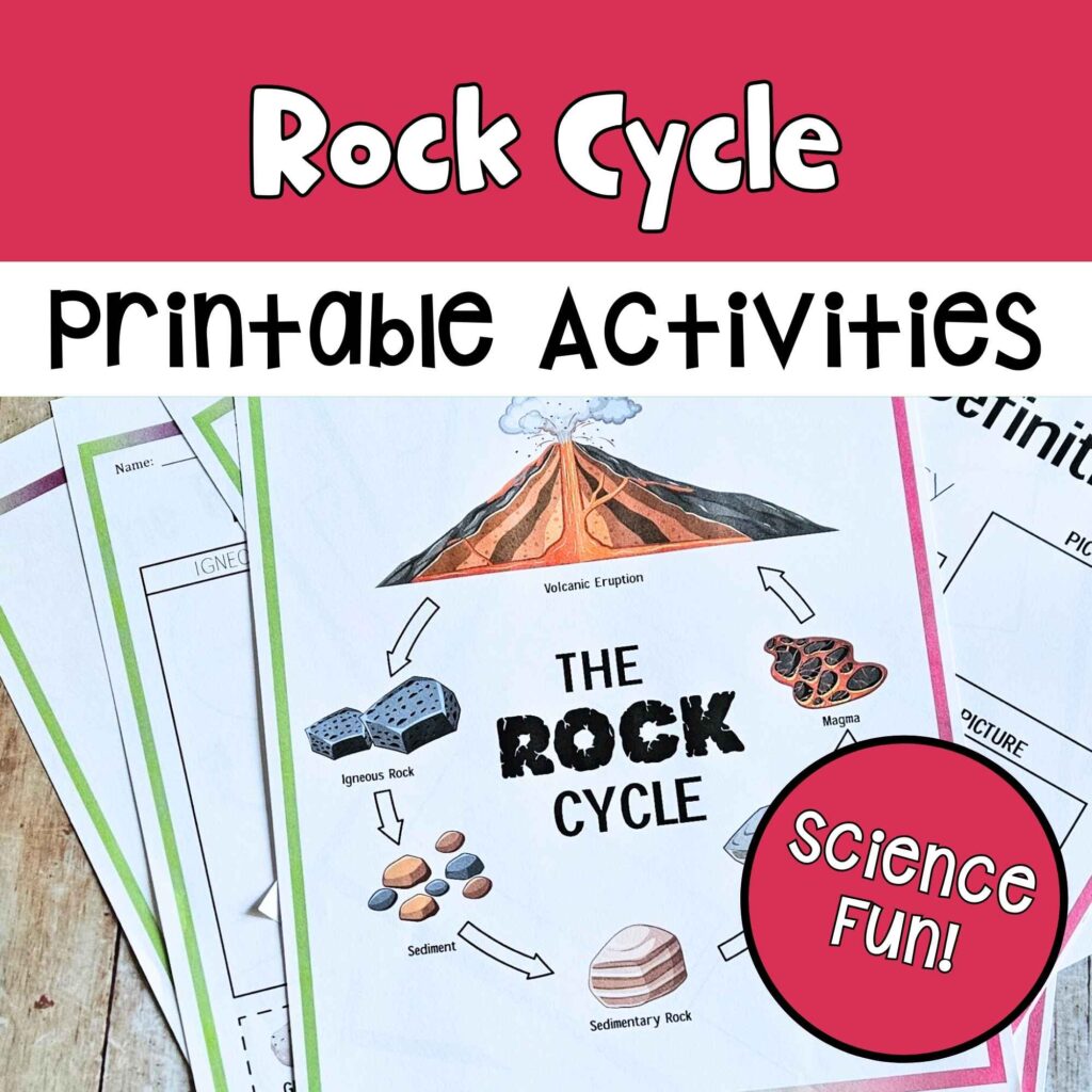Rock Cycle Activity Pack